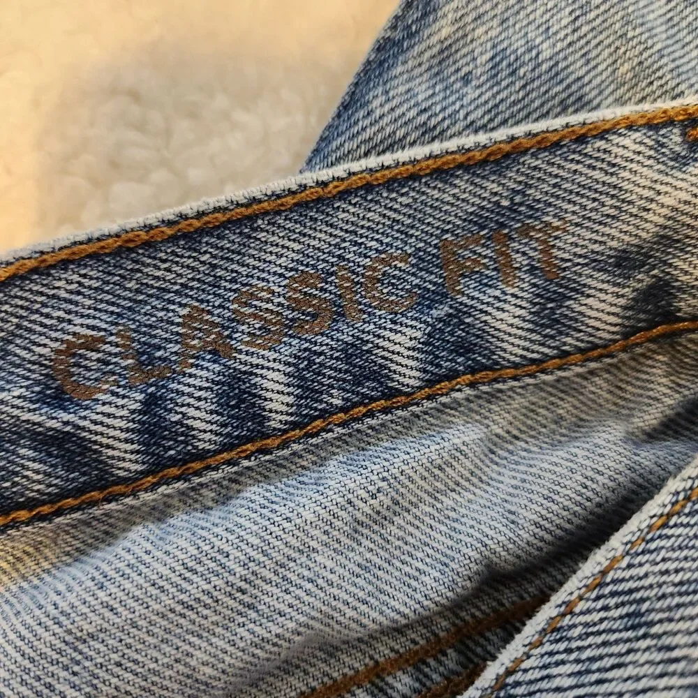 Vintage Eddie Bauer Jeans Mens 34x29* Classic Fit Straight Denim Workwear